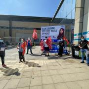 Strike: Scientists at Royal Blackburn and Burnley General Hospitals say they will continue the dispute if a settlement is not reached
