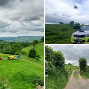 Climber airlifted to hospital after falling down quarry close to Pendle Hill