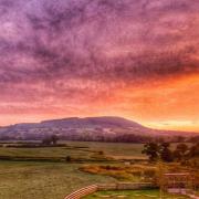SPECTACULAR: Sunset from Bashall Barn by Natalie Wilson