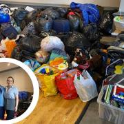 The Rishton Arms has been flooded with refugee donations