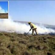 Fifty firefighters tackle Rivington moorland blaze