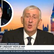 Chorley MP, Sir Lindsay Hoyle, appeared on Good Morning Britain to discuss the death of Sir David Ames (Photo: Twitter/@GMB/ITV, Ian West/PA)