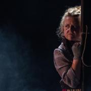 MYSTERY: Wendi Peters in Sleepy Hollow and (below) co-stars Bill Ward and  Sam Jackson                                                                            (Pictures: Craig Sugden)