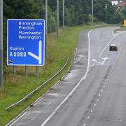 The M62 motorway in Liverpool (PA)