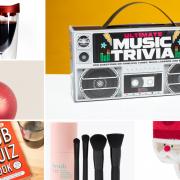 A range of Secret Santa products from Firebox and M&S. Credit: Firebox and M&S