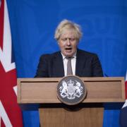 Following his Downing Street press conference Boris Johnson reiterated his desire to further rollout the booster jab campaign (PA)
