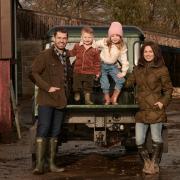 Kelvin and his family will be seen on screens in the new BBC programme Kelvin’s Big Farming Adventure. Picture: PA/BBC