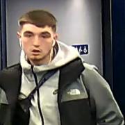 Officers seek man in CCTV after train guard spat at