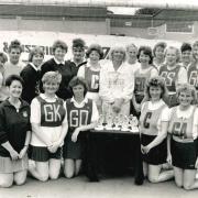 Blackburn and District Sports Council netball tournament at Witton Park, Blackburn, 1988