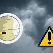 A yellow weather warning will be in place tonight for western areas of Lancashire (Met Office/Canva)