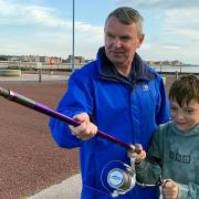 Noel and Max Radford will be going fishing in 22 Kids and Counting, which resumes on Channel 5 this week. (Photo: Channel 5)