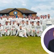 Freddie Flintoff and other past and present player from St Anne’s cricket club played a charity match