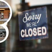 A number of Lancashire business have decided to close today for the heatwave. Inset is Country Fried mobile fish and chip shop, and Daisy's charity shop in Great Harwood.