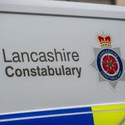 A Lancashire Constabulary police van