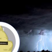 The Met Office has issued a yellow weather warning for thunderstorms