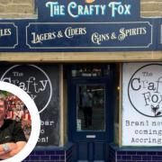 The Crafty Fox. Inset is owner, Paul Fox.
