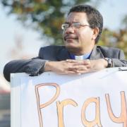 CHANCE  TO GRIEVE: Rev Kilagi, of Brunshaw Methodist Church