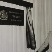 Queen Elizabeth at Myerscough College and University Centre in 1969
