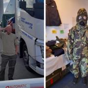 Green light for HGV driver to quit 'low pay' job and open military clothing shop