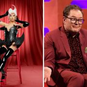 Sminty Drop and Alan Carr  (Photo: BBC/World of Wonder/Guy Levy, Jonathan Hordle/PA)