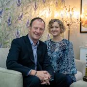 Fifth generation owner of Ainsworth Jewellers, Phil Ainsworth, and his wife, Helen Dimmick