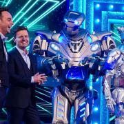 Ant and Dec with Titan the Robot