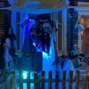 Halloween display on St Huberts Road, Great Harwood (Photo: Beth Driver)