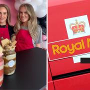 Left: Lauren Sinclair and Rachel Finch, owners of Finch Bakery | Right: A Royal Mail van