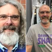 Train conductor braves the shave after friend diagnosed with cancer