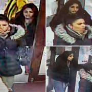 Police are seeking to identify the two women captured on CCTV