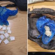 Three men arrested after drugs found in home