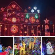Christmas lights as part of Derian House's 'Deck the Halls' fundraiser