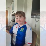 Young Blackburn Rovers fan Sammy was wished a happy birthday by a host of first-team players