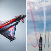 Red Arrows at the Blackpool Air Show