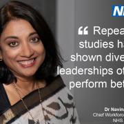 Dr Navina Evans, Chief Workforce Officer at NHS England began her career as a psychiatrist