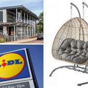 A large hanging egg chair is amongst the items in Aldi's middle aisle from Thursday, March 23