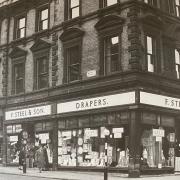 Steel's Drapers, Market Street, Bolton, 1955