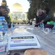 A Blackburn charity based at a Madrasah helped to arrange an evening meal for those fasting at the Al Aqsa Mosque, in Jerusalem.