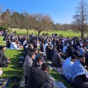 Last year Eid prayers were held at Corporation Park.