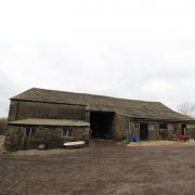 The 17th Century barn at Higher Whitehalgh Farm Stockclough Lane Blackburn