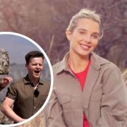 Helen Flanagan is to take part in I'm a Celebrity's 'highest ever trial. Inset is I'm A Celebrity... South Africa hosts  Ant McPartlin and Declan Donnelly