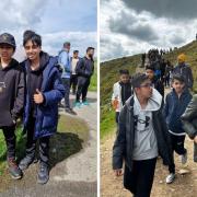The children took part in a sponsored climb up Pendle Hill recently as part of their fundraising efforts