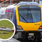 A model plane crash caused a lineside fire between Kirkham & Wesham and Poulton-le-Fylde