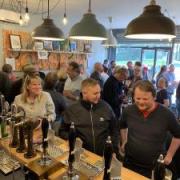 A busy afternoon in the venue