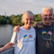 Fiona Hancock and Robert Paliwoda are delivering aid in Ukraine
