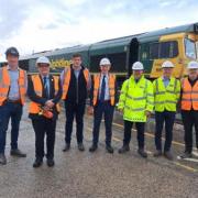 L-R: George Leeming, operations director at Fox Group; Andy Walker, head of business growth at LCC; Paul Fox, managing director of Fox Group; Ron Woollam, chairman of LCDL; Shaun Turner, LCC; Andrew Connolly, LCC Estates; John Flood, director Fox Group