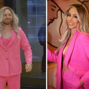 Bradley Dack was dressed up like Olivia Attwood on his stag do