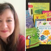 Laura Bardsley is hiding books for children to find