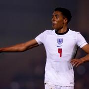 The defender in action for England Under-20s last year