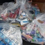 Illegal vapes and tobacco were seized in Bacup as part of a Lancashire Police operation